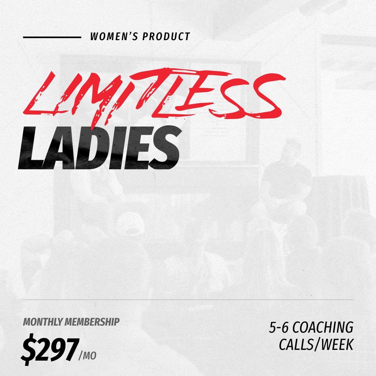 LIMITLESS LADIES MEMBERHSIP