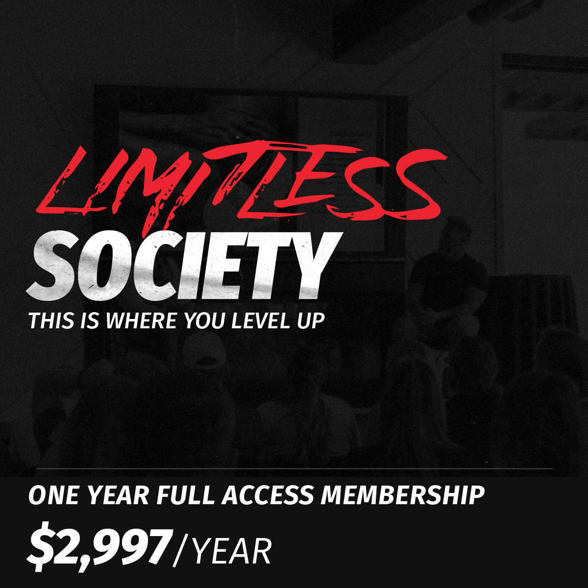 LIMITLESS SOCIETY 1 YEAR MEMBERSHIP